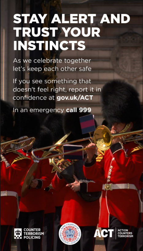 King’s Guard Vigilance Image   Report online call to action