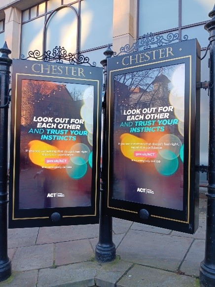 Chester look out for each other poster