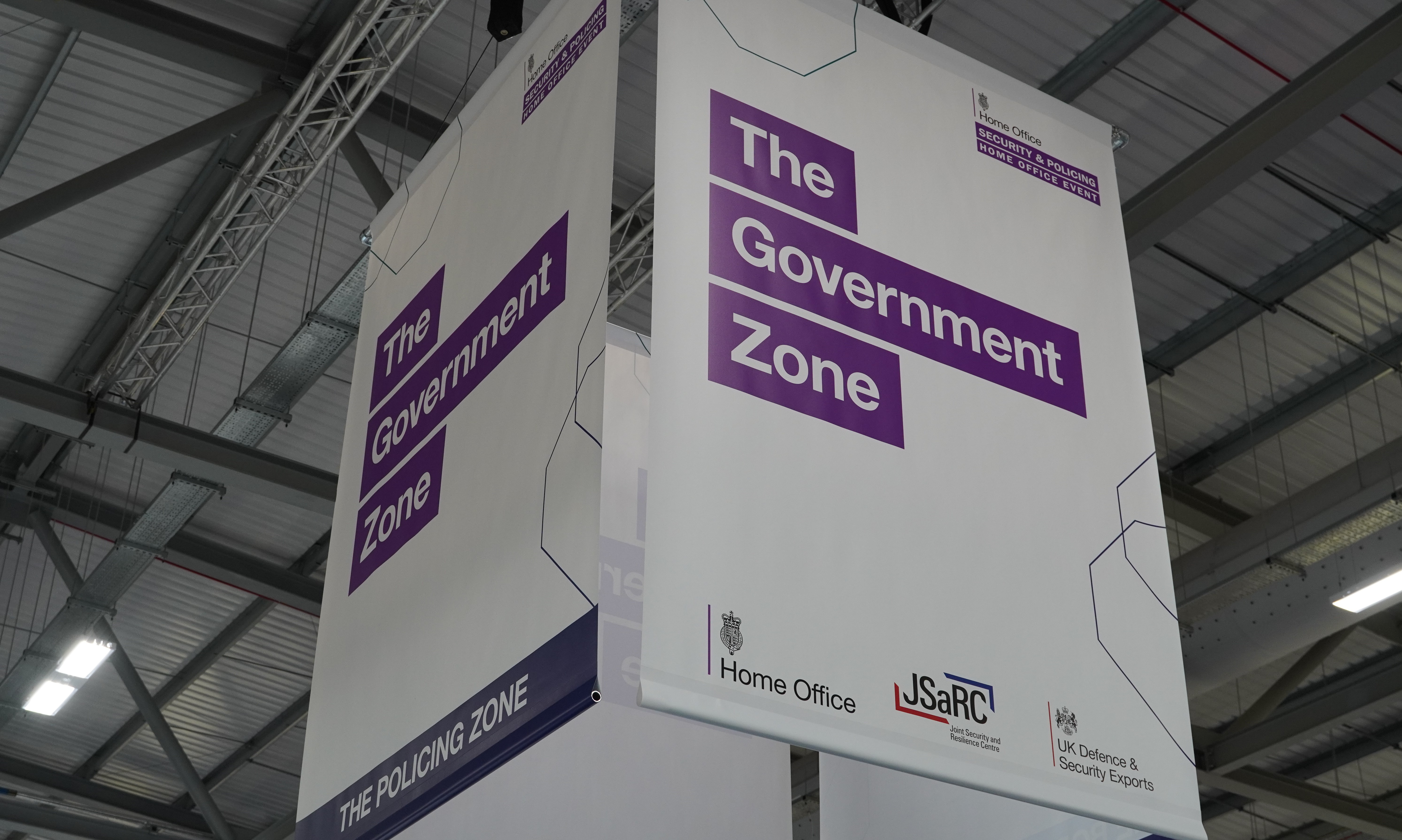 Government zone sign 