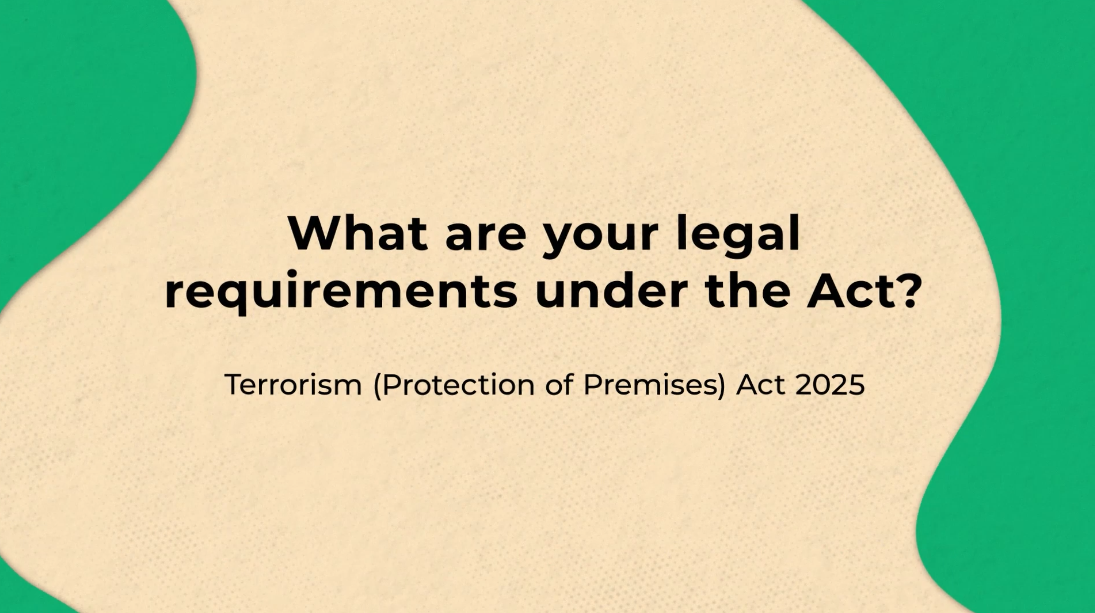 Martyn's Law legal requirements - video animation