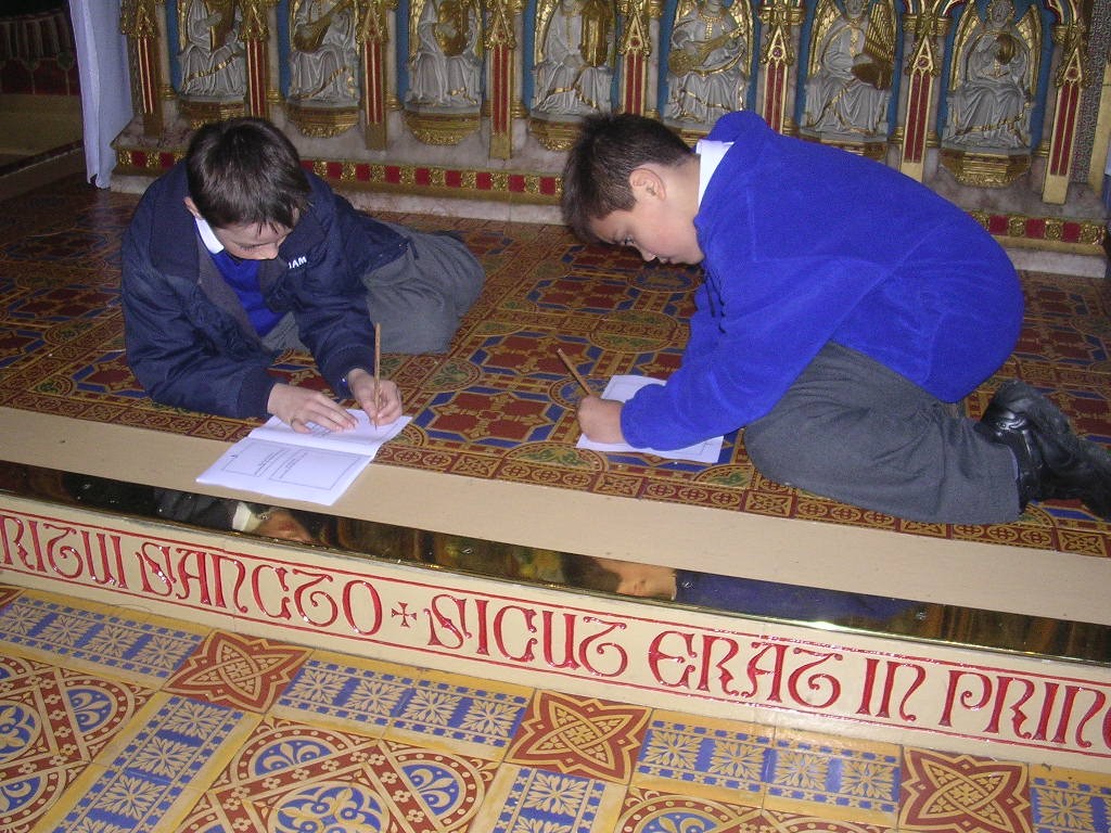 Outdoor Education Advisers' Panel (OEAP) children taking part in a learning activity