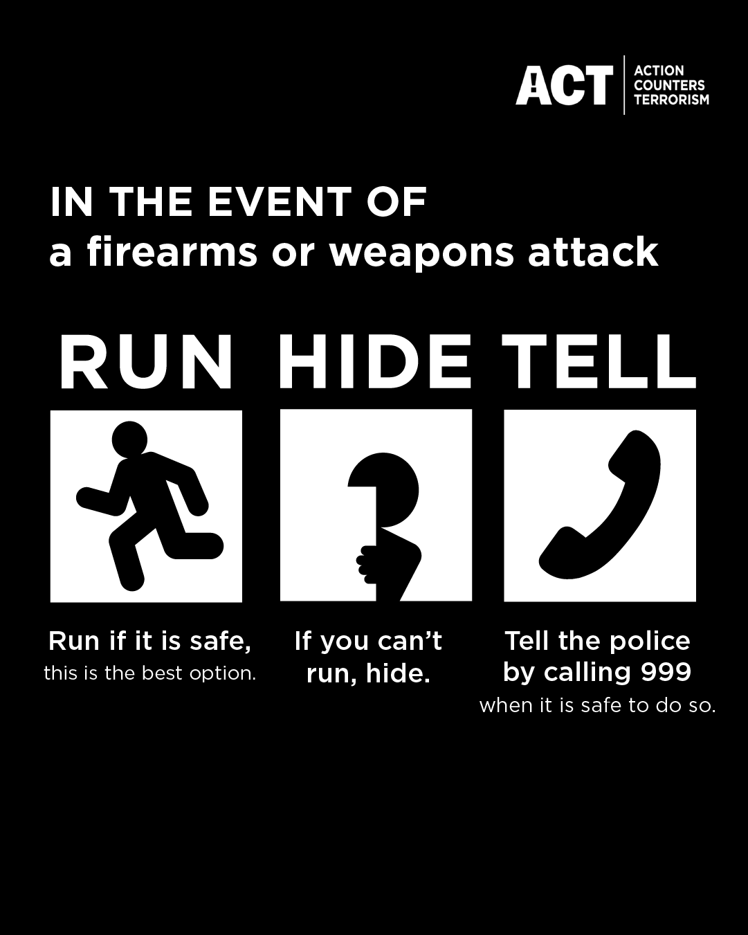 Static image Run Hide Tell portrait 4x5 | ProtectUK