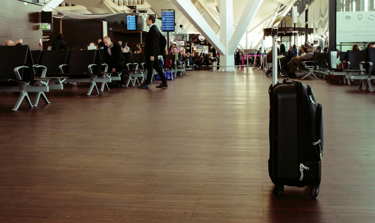 Suitcase at airport