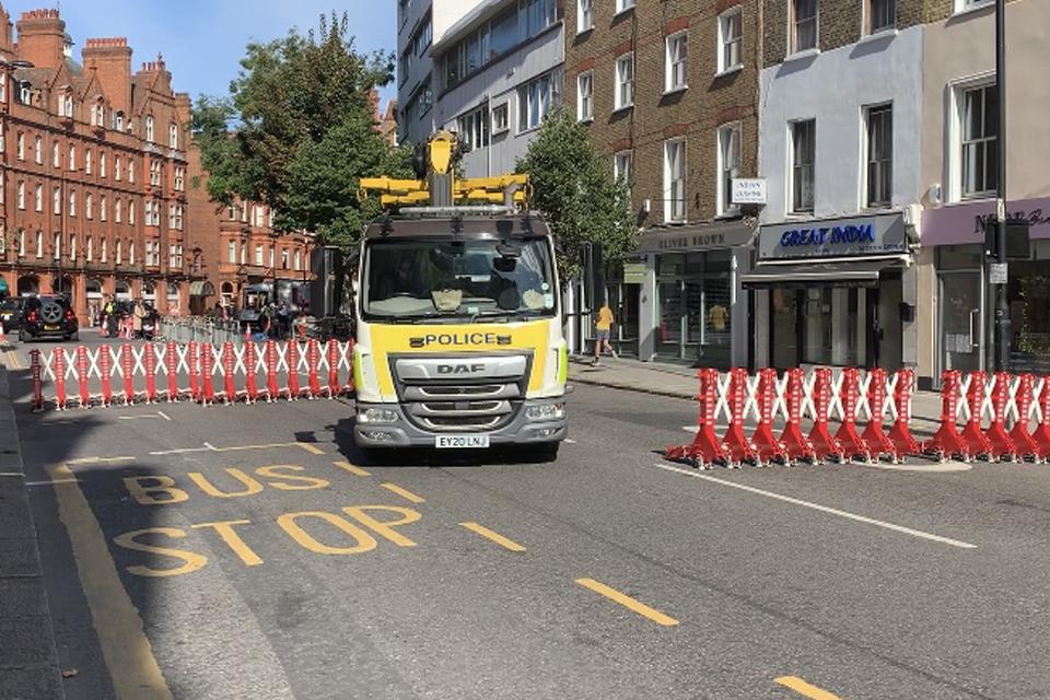 Lightweight Temporary Vehicle Security Barrier