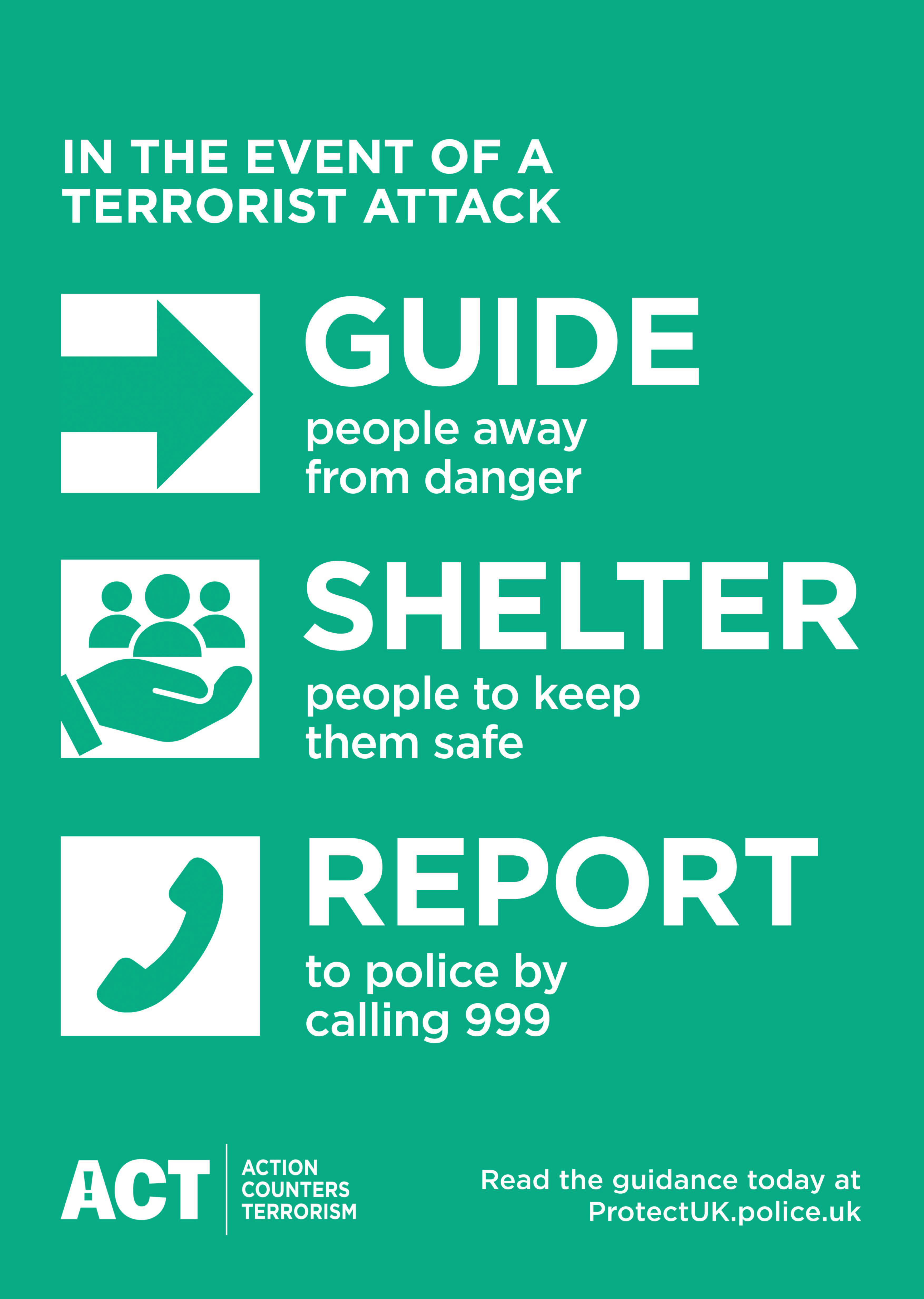 GSR Guide Shelter Report poster A3 and A4 size