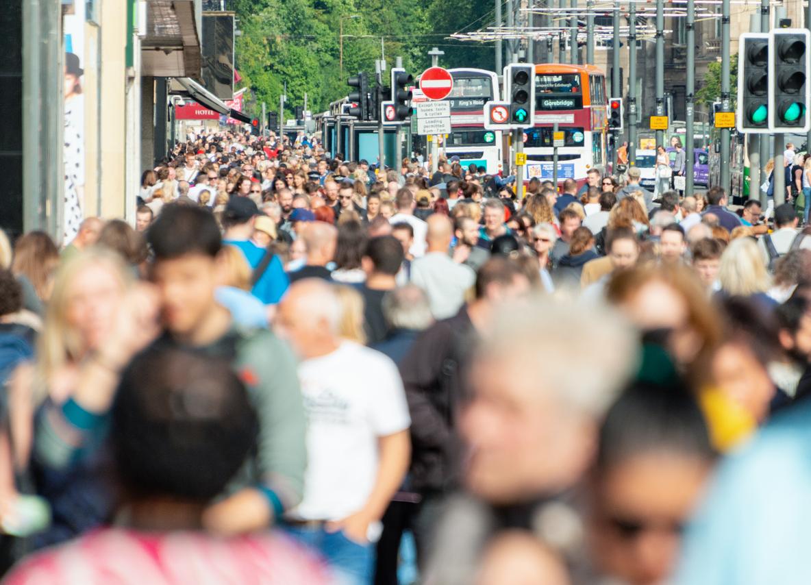 crowded place