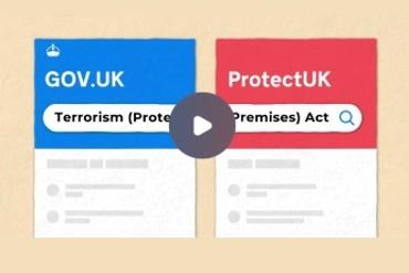 Snapshot of Martyn's Law video explainer 